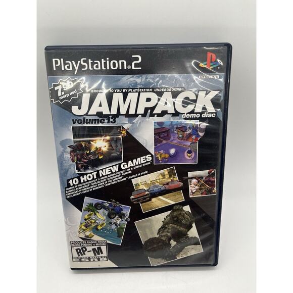 Jampack Vol 13 PS2 (Sony Playstation 2, 2006) Demo Disc Complete W/Manual - Picture 1 of 8